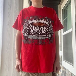 Harley-davidson Men's Red T-shirt